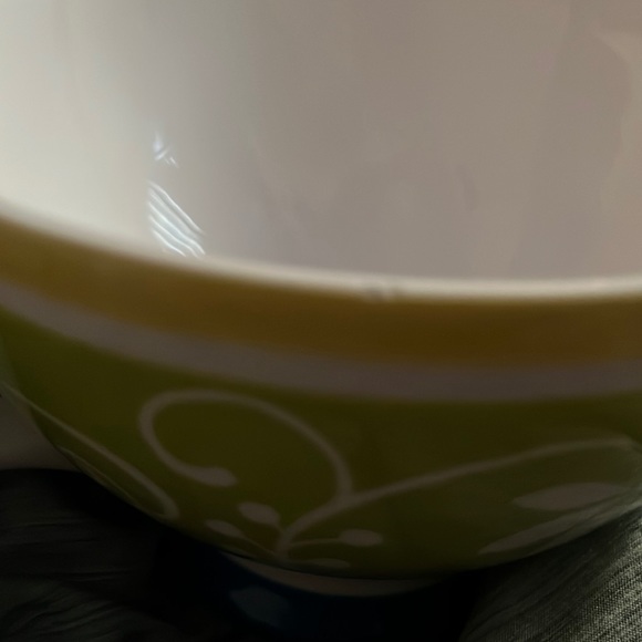 Pier 1 Imports hand painted bowl/mug with handle - Picture 5 of 8